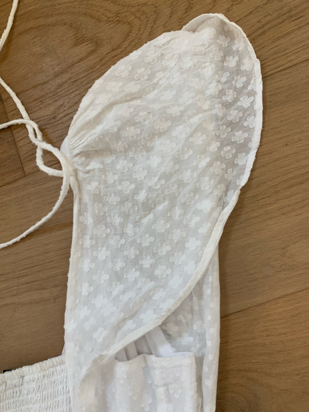 Madewell White Tie Back Flutter Sleeve Midi Sundress XXS 00 - Picture 7 of 9